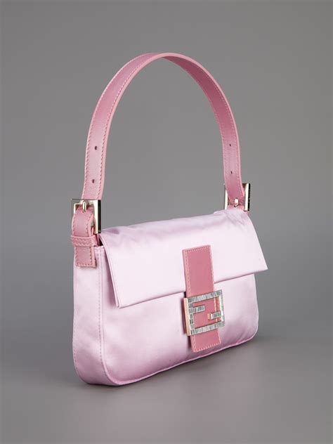 pink fendi baguette bag